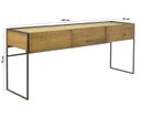 Ver imagem 2 de Aparador Lumber Base Metal - Castanho Oregon - Datelli Design