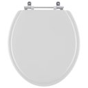 Ver imagem 1 de Assento Sanitário Poliester Fiore Cinza Platina para vaso Incepa