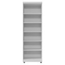 Ver mais imagens de Kit 2 Armários Organizador Multiuso Sabrina 2 Portas e 6 Nichos Branco - Desk Design