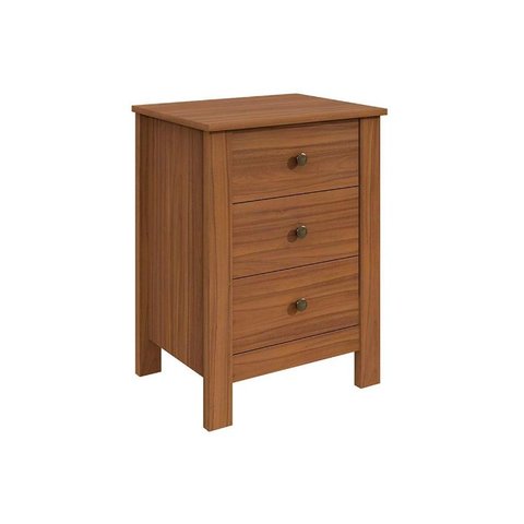 Mesa Cabeceira Maggiore c/ 3 Gavetas Rovere - Lopas