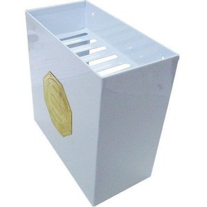 Cesto de Folhas Inox Branco para Saunas Impercap 20x20x10cm