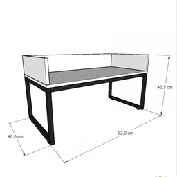 Cama Cachorro Caes Pequenos Casa Pet Caminha Casinha Mdf Cinza - 2