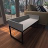 Cama Cachorro Caes Pequenos Casa Pet Caminha Casinha Mdf Cinza - 1
