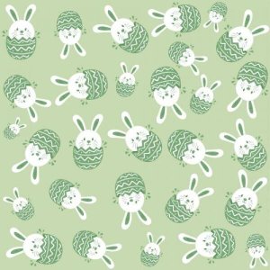 Papel de Parede Kids Coelinhos Páscoa