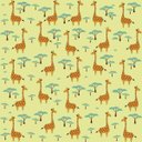 Ver imagem 1 de Papel de Parede Kids Girafa Safari
