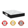 Cama Box Casal Bipartido + Colchão D33 One Face - 56x138x188cm - E-shop Casa - Suede - 4