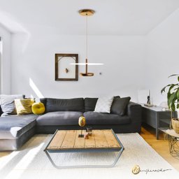 Luminária de Teto Pendente Slice Dourado-fosco Redondo Ø27cm Led 3000k Branco Quente Sobrepor - 3