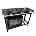 Ver imagem 1 de Fogão 3 Bocas Cefaz com Forno Linha Gold Baixa Pressão CFZG-122