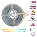 Ver imagem 5 de Fita 192 Led's 220v 10 Metros Ip44 3528 18w Cct Multicor Liga Direto