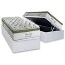Ver imagem 1 de Cama Box Baú Solteiro: Colchão Molas Masterpocket Ensacadas Herval Monte Carlo Visco + Base Crc