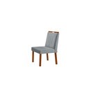 Ver imagem 3 de Conjunto Sala de Jantar Mesa Floripa Madeira Maciça 140x80cm Tampo Retângular Vidro Preto com 4 Cade