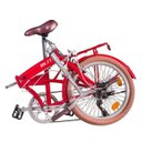Ver imagem 2 de Bicicleta Dobrável Blitz City Aro 20 Shimano 6v Vermelho