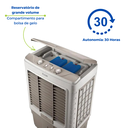 Ver imagem 3 de Climatizador Ar Ventilador Comercial 65l Grande Industrial