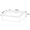 Ver imagem 4 de Cuba De Apoio P/Banheiro Em Marmore Sintetico Branca Branca