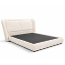 Ver imagem 2 de Cama Japonesa com Cabeceira Blind Seo Casal Bouclé Off White - Sallar Home