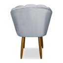 Ver imagem 5 de Kit 02 Cadeiras para Mesa de Jantar Flor Pés Palito - Balaqui Decor Cor:cinza