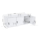 Ver imagem 3 de ARMÁRIO ECANINHO 3 PORTAS C CHAVE M353.B (HORIZONTAL) MUNDI MOVEIS