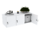 Ver imagem 1 de ARMÁRIO ECANINHO 3 PORTAS C CHAVE M353.B (HORIZONTAL) MUNDI MOVEIS