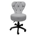 Ver imagem 1 de Cadeira Mocho Soft Escritório Estética Veludo - Sofa Store:veludo Cinza Claro
