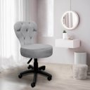 Ver imagem 7 de Cadeira Mocho Soft Escritório Estética Veludo - Sofa Store:veludo Cinza Claro