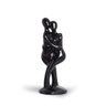 Namorados Casal Agarradinho Estatueta em Cerâmica PRETO - 1