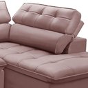Ver imagem 6 de Sofá 3 Lugares Retrátil Reclinável Chaise Direito 243cm Solin F04 Veludo Rosê - Lyam Decor
