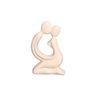 Estatueta Casal em Cerâmica Carinho Amor BEGE - 1