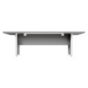 Ver imagem 4 de Mesa Reunião 240cm Escritório para 4 Pessoas com Caixa de Tomadas Corporate Cinza/Sagrado/Branco