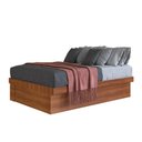 Ver imagem 2 de Cama Casal Articulável com Baú Nogal Tizis Jm Móveis