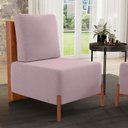Ver mais imagens de Kit 02 Poltronas Decorativas Sala de Estar Living Hungria L02 Couríssimo Camel Suede Rosê