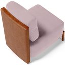 Ver imagem 2 de Kit 02 Poltronas Decorativas Sala de Estar Living Hungria L02 Couríssimo Camel Suede Rosê