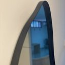 Ver imagem 4 de Espelho Orgânico 100x40cm Moldura Abs Preto