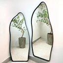 Ver mais imagens de Espelho Orgânico 100x40cm Moldura Abs Preto