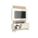 Ver imagem 2 de Painel 140cm + Rack com 1 Porta Correr - Dalla Costa - Off Wh