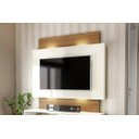 Ver imagem 1 de Painel 140cm com LED - Off White/Freijó