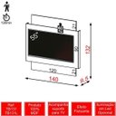 Ver imagem 4 de Painel 140cm com LED - Off White/Freijó