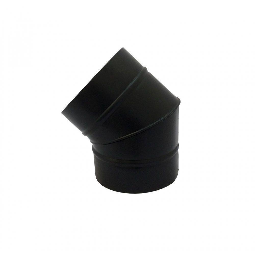 Curva 45° Preta De 255 Mm De Diâmetro - 1