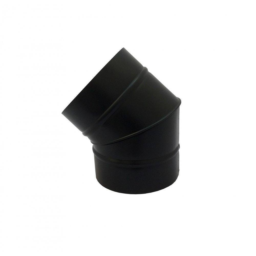 Curva 45° Preta De 150 Mm De Diâmetro - 1