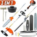 Ver imagem 2 de Roçadeira Lateral Multifuncional Vulcan VRM330 2 Tempos 32,6cc 1,3HP Com Podador De Galhos