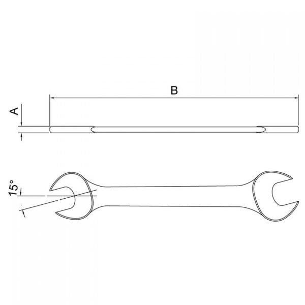 Chave Fixa 21x23mm Tramontina PRO - 2