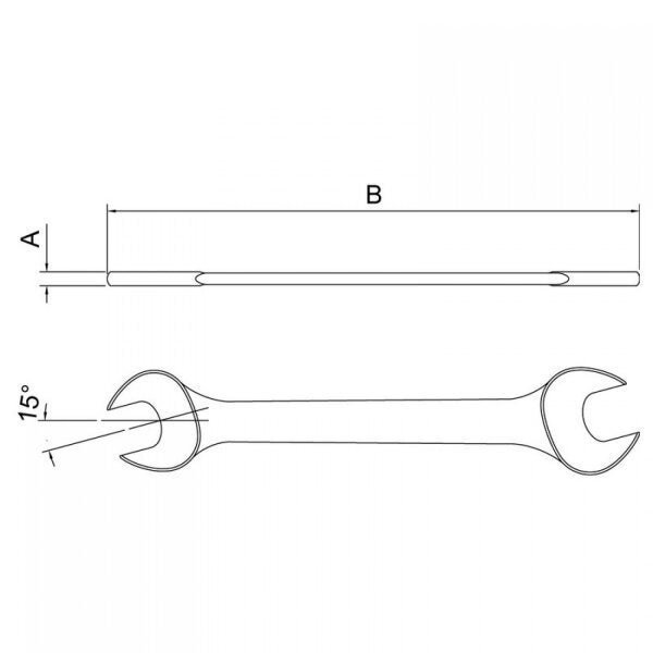 Chave Fixa 3/4x25/32" Tramontina PRO - 2