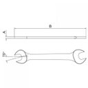 Ver imagem 2 de Chave Fixa 3/4x25/32" Tramontina PRO