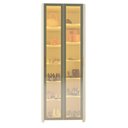 Ver imagem 5 de Sapateira 2 Portas Reflecta Led 100% Mdf Off White - Gelius