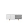 Rack Aldan para Tv "55 2 Portas - Colibri - Branco Fosco - 13