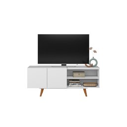 Rack Aldan para Tv "55 2 Portas - Colibri - Branco Fosco - 8