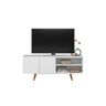 Rack Aldan para Tv "55 2 Portas - Colibri - Branco Fosco - 8