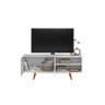 Rack Aldan para Tv "55 2 Portas - Colibri - Branco Fosco - 15