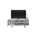 Ver mais imagens de Rack para TV Aldan 55 Polegadas 2 Portas Branco Fosco Colibri Decor