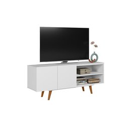 Rack Aldan para Tv "55 2 Portas - Colibri - Branco Fosco - 4