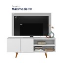 Ver imagem 7 de Rack Aldan para Tv "55 2 Portas - Colibri - Branco Fosco